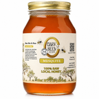 Raw Arizona Mesquite Honey –  Glass Round