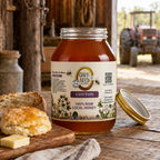 Raw Arizona Cotton Honey –  Glass Round