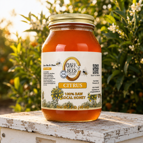 Raw Arizona Citrus Honey –  Glass Round